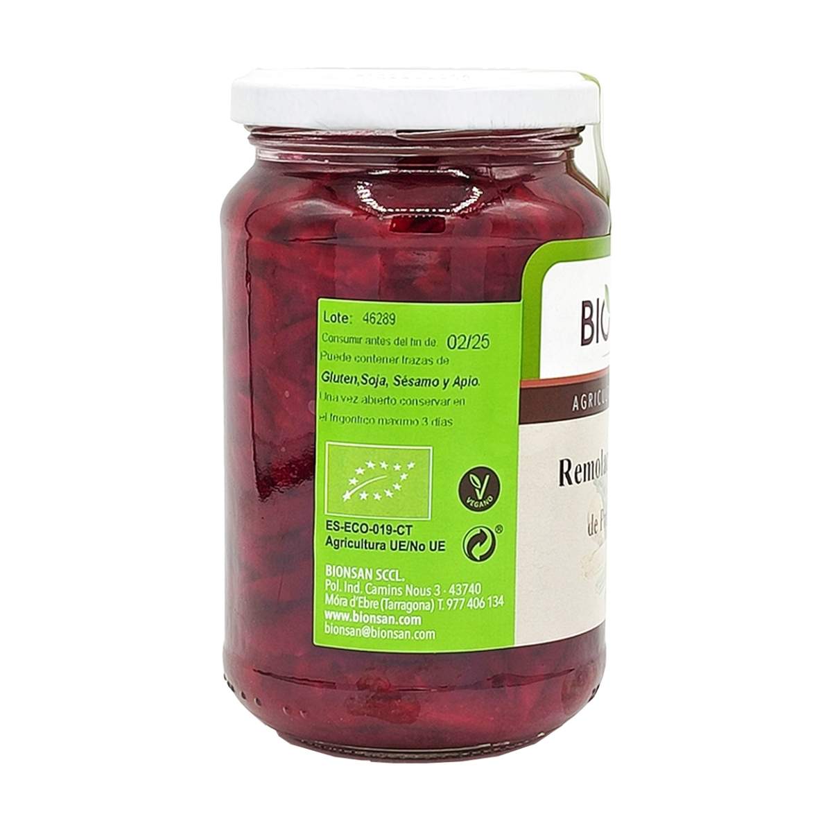 Remolacha Roja Rallada 345 g BIO Ingredientes Remolacha Roja Rallada 345 g BIO Ingredientes