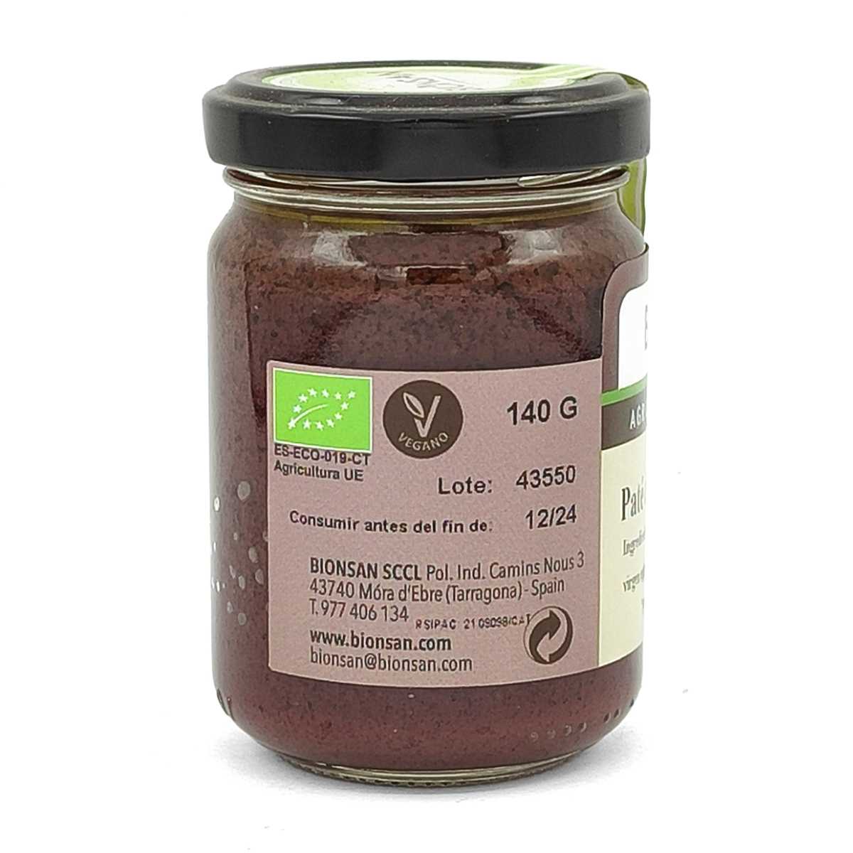 Paté de Aceitunas Negras Ingredientes Paté de Aceitunas Negras Ingredientes