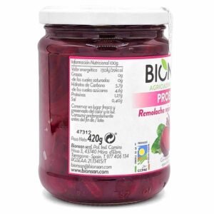 Remolacha Roja Lactofermentada Jengibre 420 g BIO