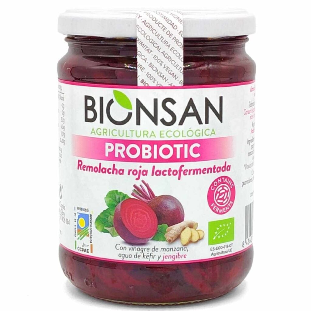Remolacha Roja Lactofermentada Jengibre 420 g BIO
