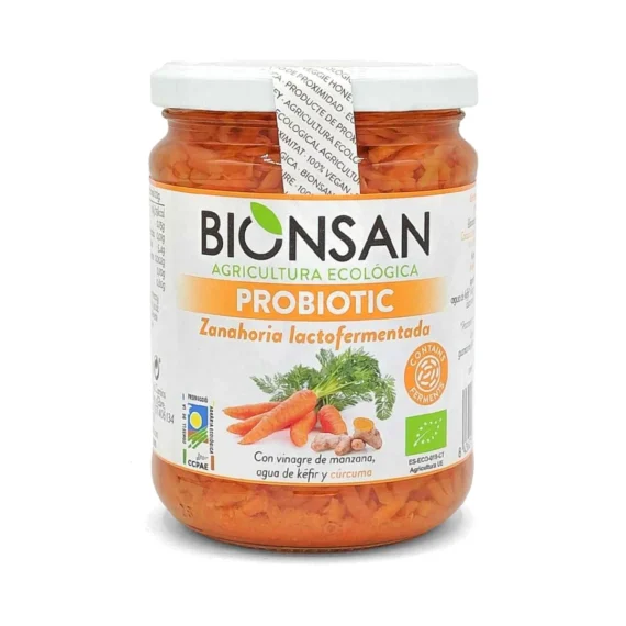 Zanahoria Lactofermentada Cúrcuma 420 g BIO