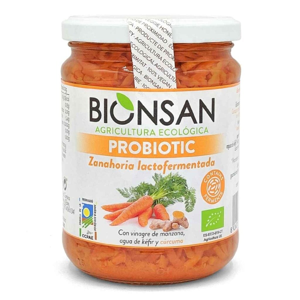 Zanahoria Lactofermentada Cúrcuma 420 g BIO