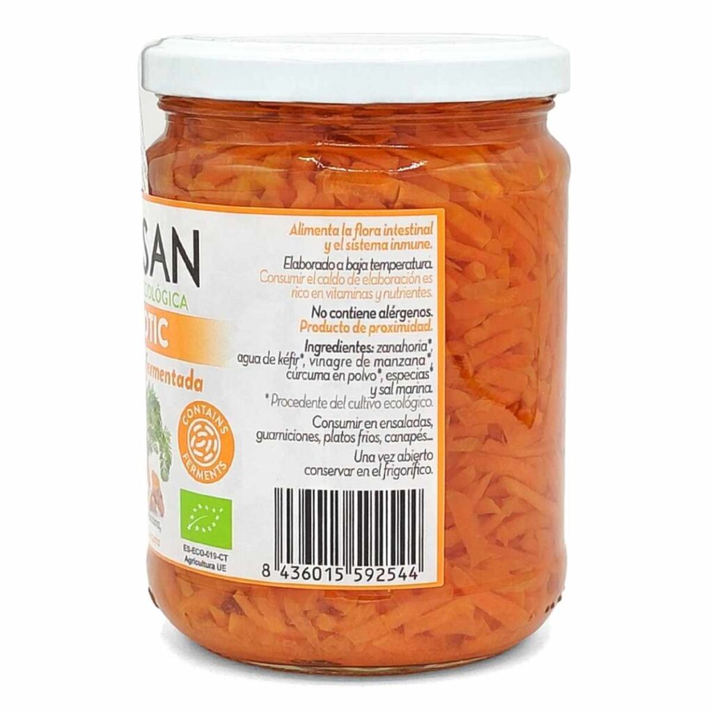 Zanahoria Cúrcuma Ingredientes