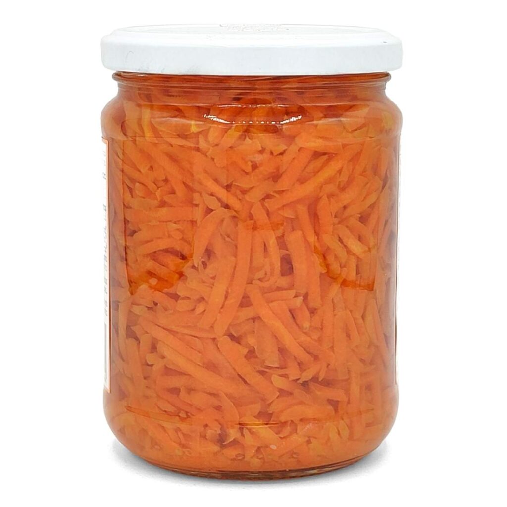 Zanahoria Lactofermentada Cúrcuma parte trasera