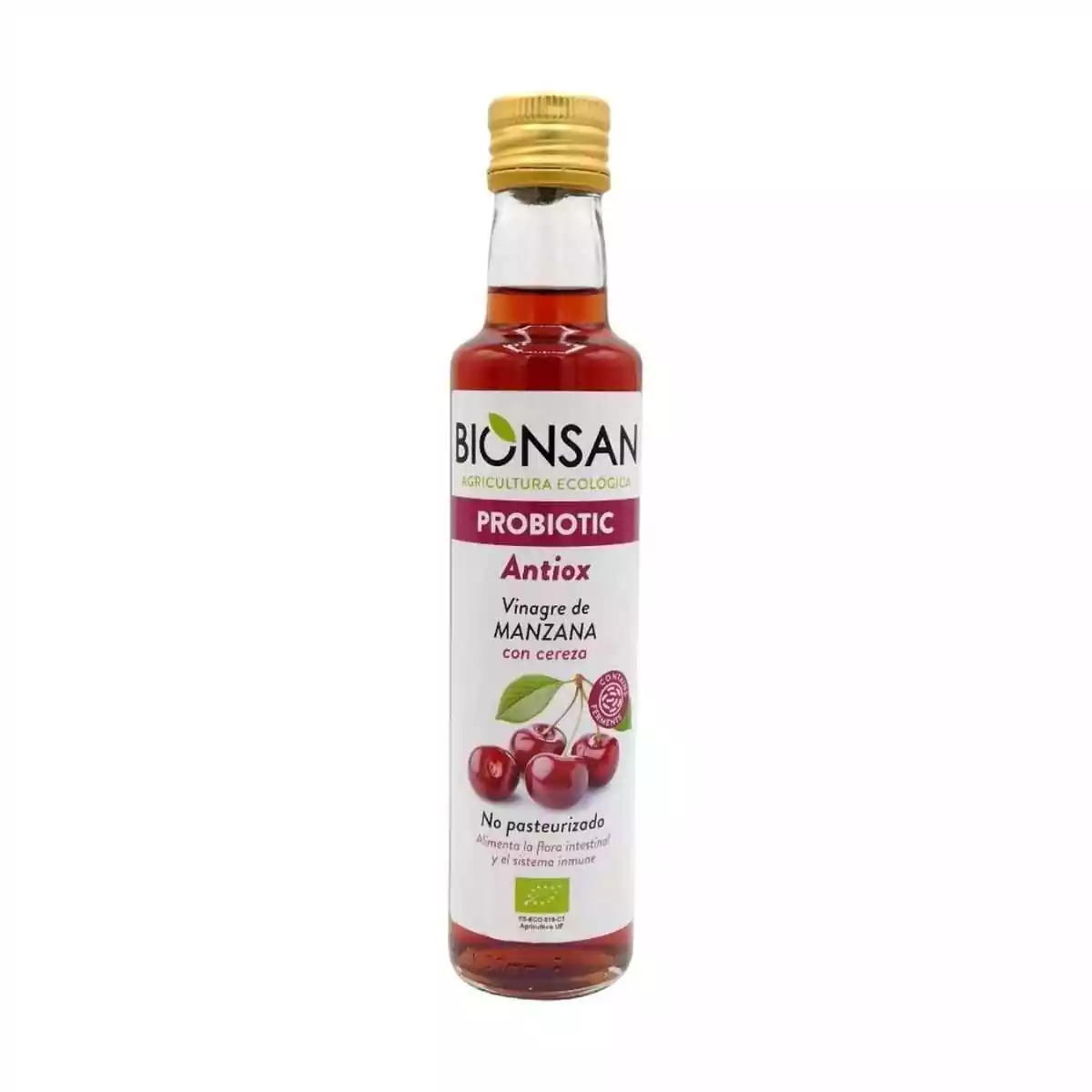 Vinagre de Manzana con Cereza PROBIOTIC ANTIOX 250 mL