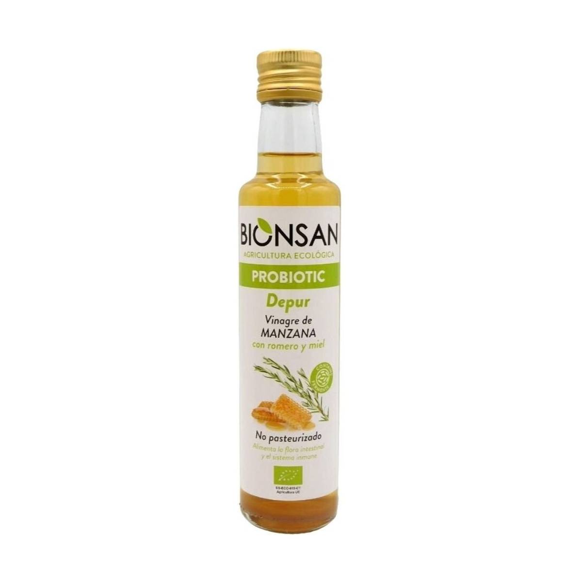 Vinagre de Manzana con Miel y Romero PROBIOTIC DEPUR 250 mL