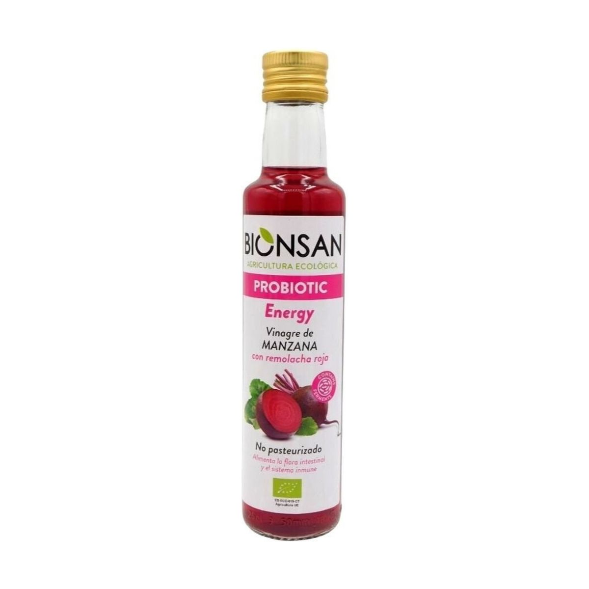 Vinagre de Manzana con Remolacha PROBIOTIC ENERGY 250 mL