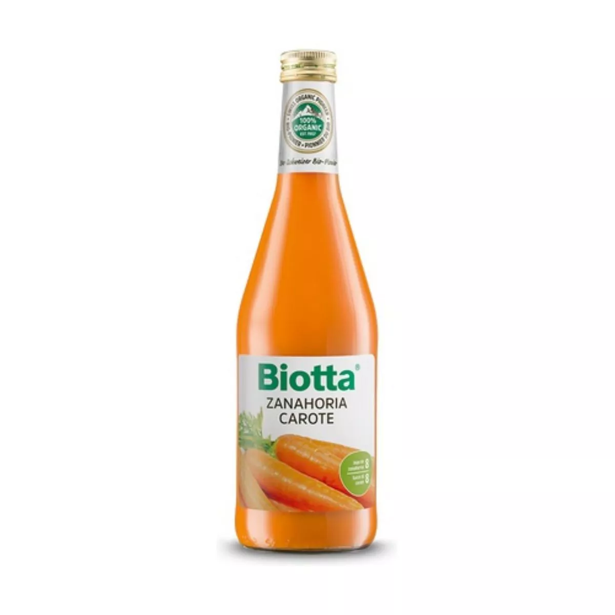 JUGO DE ZANAHORIA 500ml.