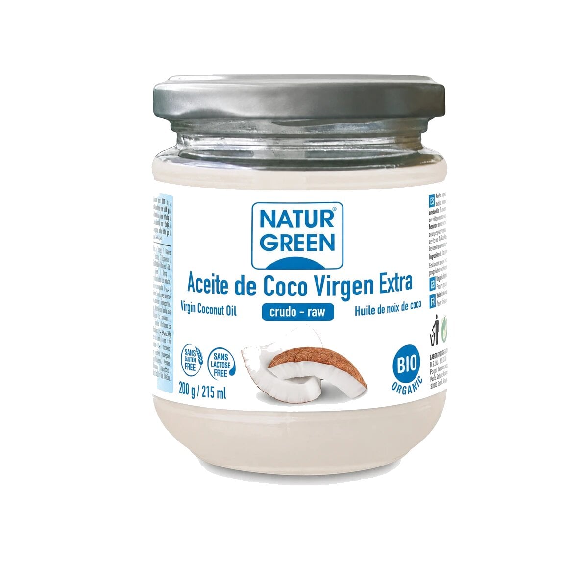 Aceite Virgen de Coco ecológico 200g — Naturgreen