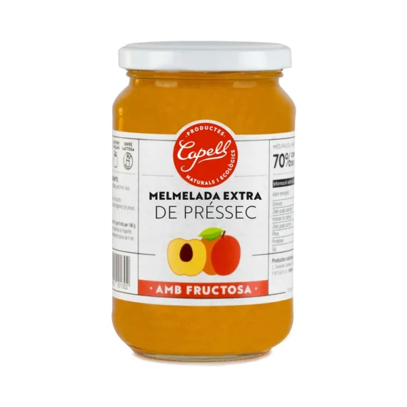 Mermelada de Melocotón con Fructosa 400 g