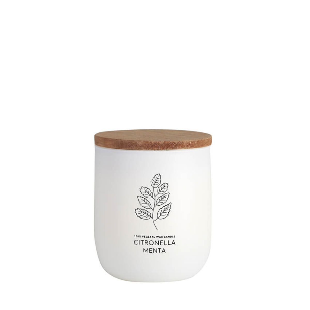 Vela Vaso Blanco Citronela – Menta