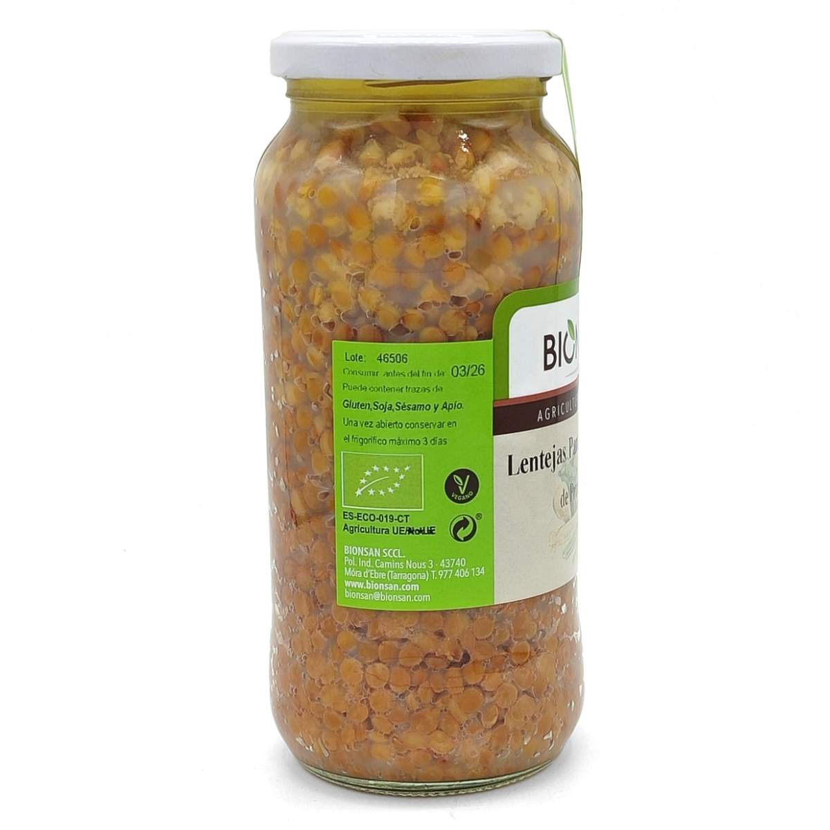 LENTEJAS PARDINAS cocidas LENTEJAS PARDINAS cocidas