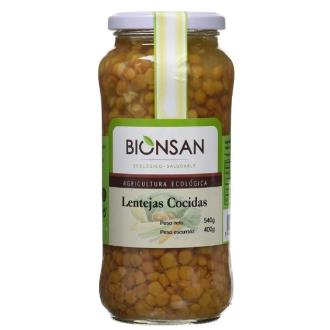 LENTEJAS PARDINAS cocidas 400gr. ECO