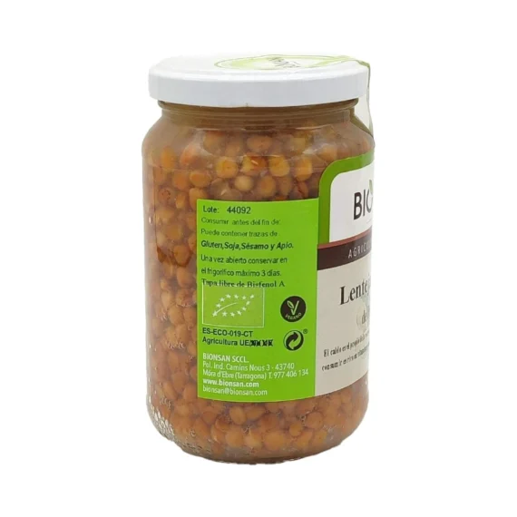 Lentejas Pardinas Cocidas 220g