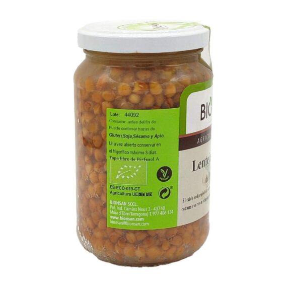 Lentejas Pardinas Cocidas 220g
