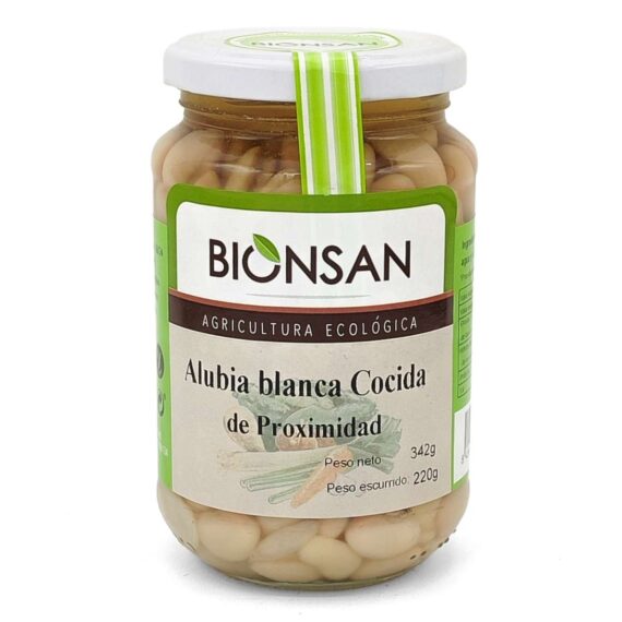 ALUBIAS BLANCAS cocidas 220gr. ECO