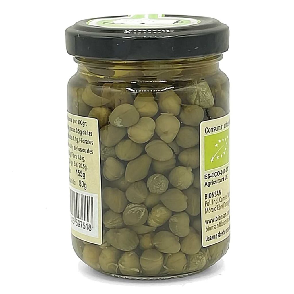 ALCAPARRAS proximidad 80gr. ECO Parte Trasera