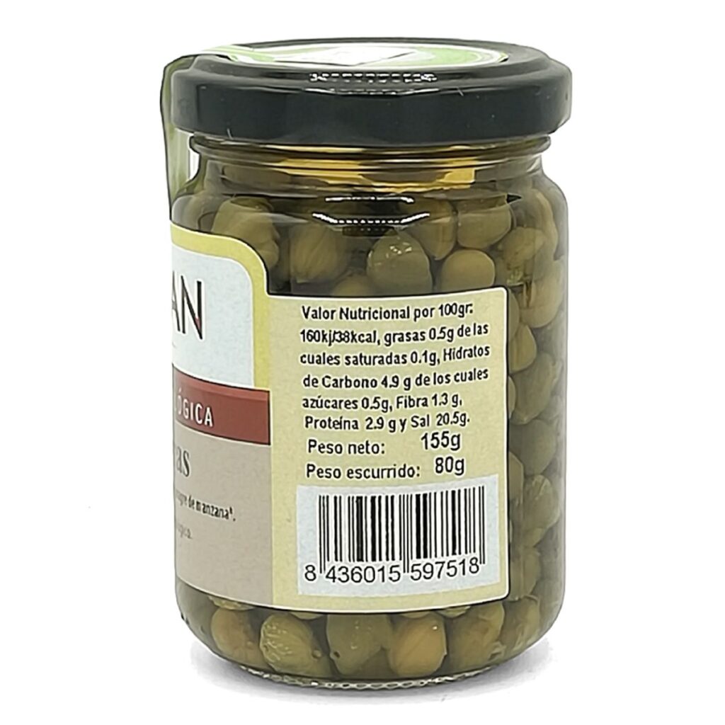 ALCAPARRAS proximidad 80gr. ECO Ingredientes