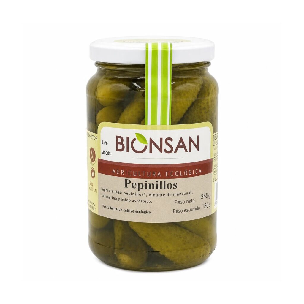 Pepinillos en Vinagre 345 g ECO — Bionsan