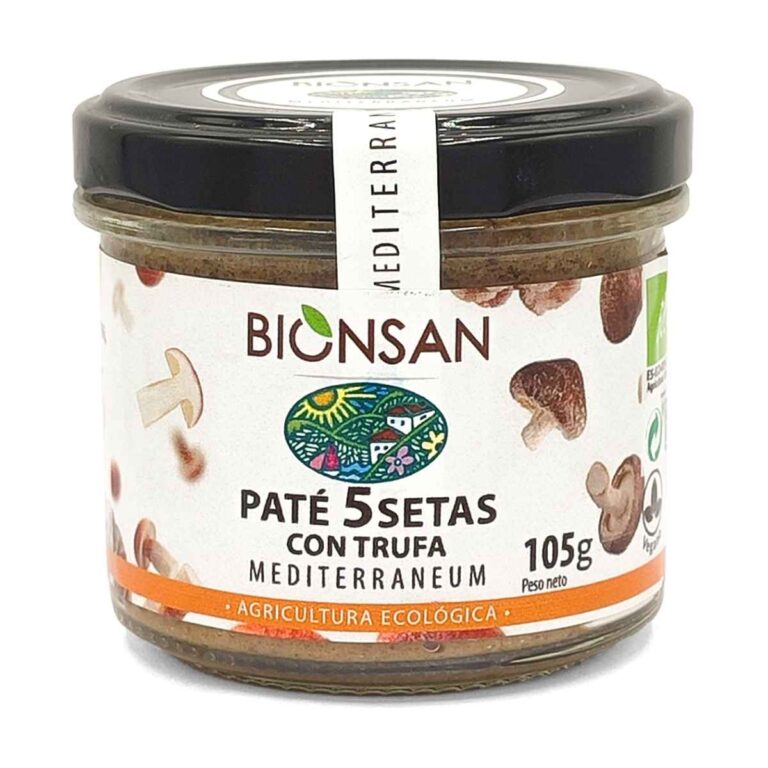 PATE 5 SETAS con trufa 105gr. ECO VEGAN