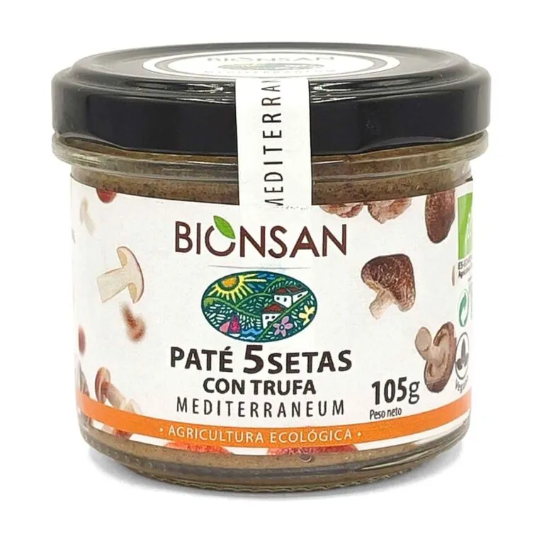 PATE 5 SETAS con trufa 105gr. ECO VEGAN