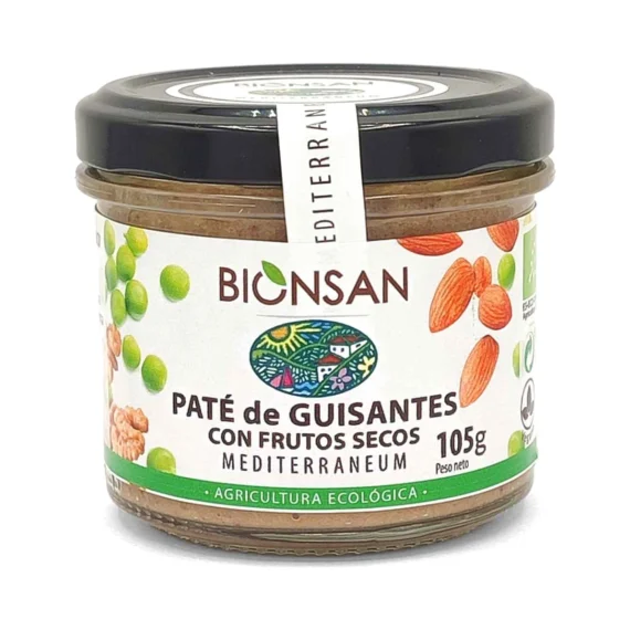 Paté de Guisantes con Frutos Secos