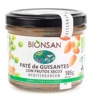 PATE DE GUISANTES con frutos secos 105gr. VEGAN