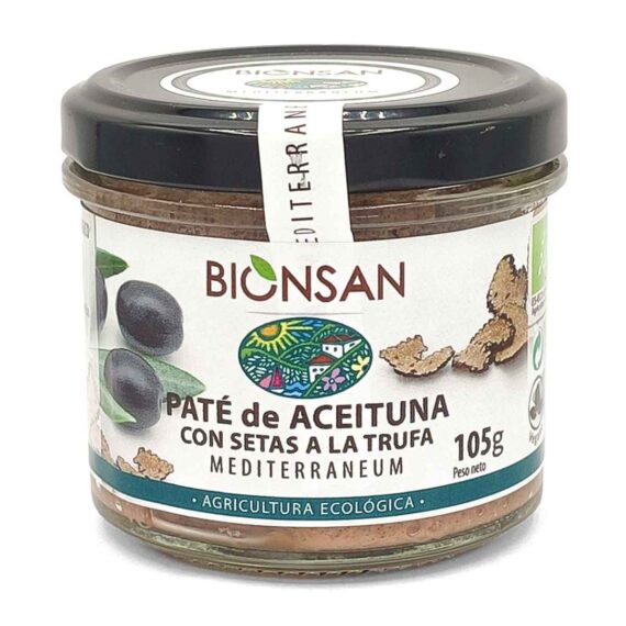PATE DE ACEITUNAS setas a la trufa 105gr ECO VEGAN