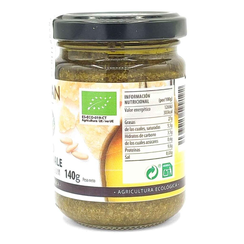 PESTO TRADICIONAL con piñones Ingredientes