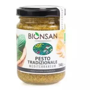 PESTO TRADICIONAL con piñones 140gr. ECO