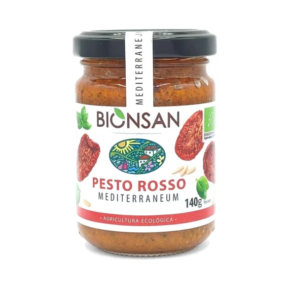 Pesto Rosso con piñones 140g