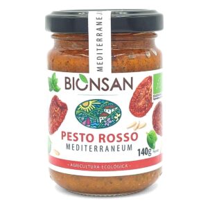 PESTO ROSSO con piñones 140gr. ECO