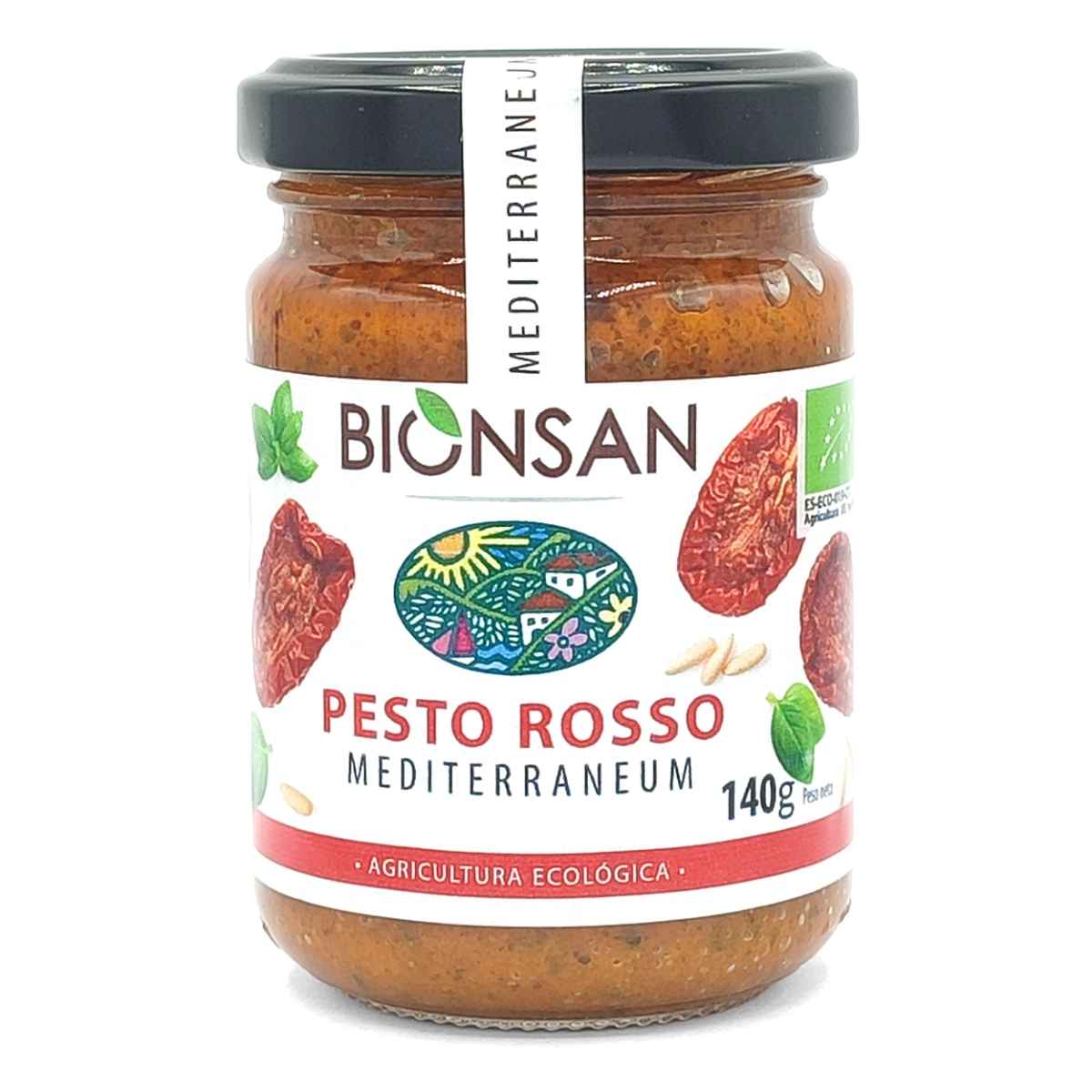 PESTO ROSSO con piñones 140gr. ECO PESTO ROSSO con piñones 140gr. ECO