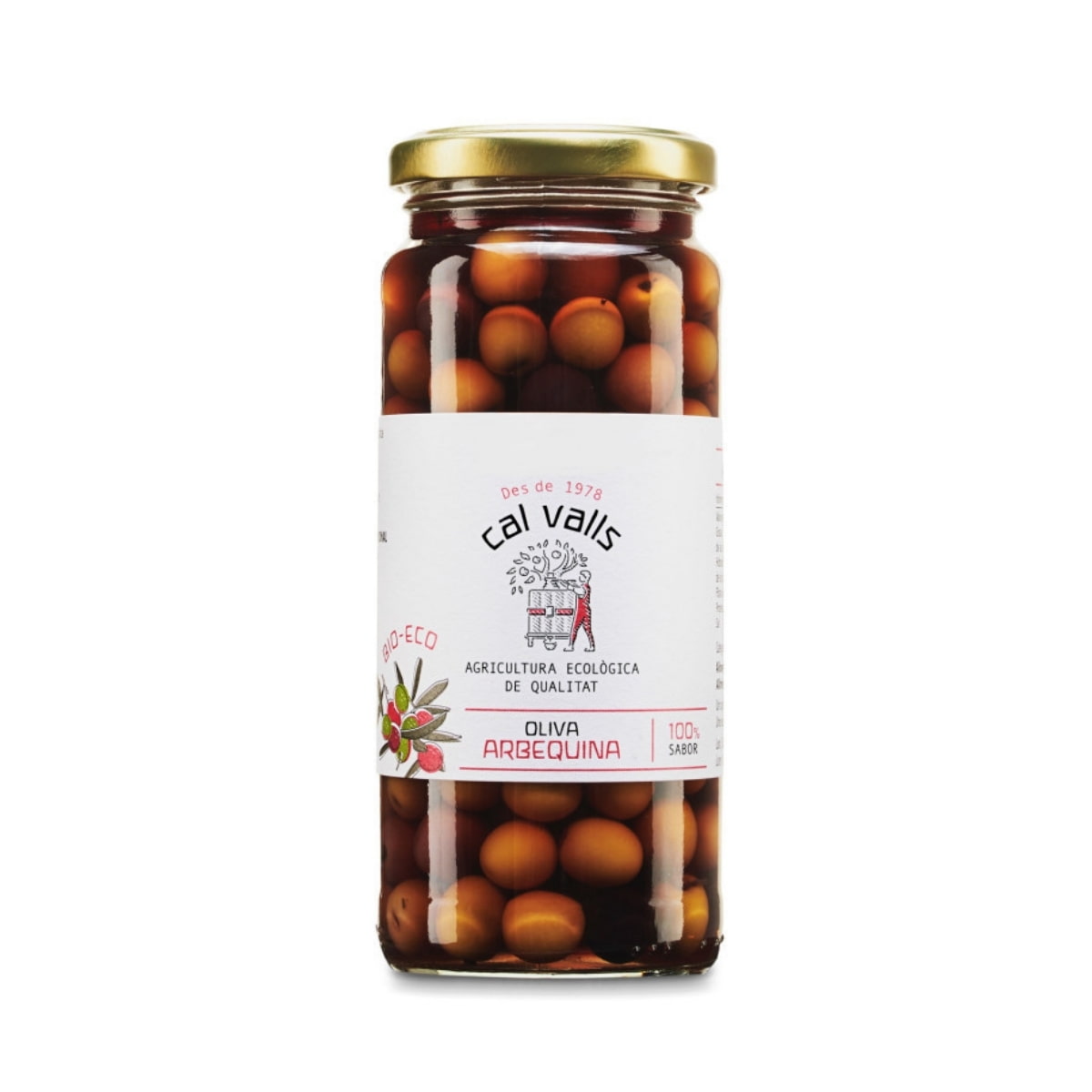 ACEITUNA ARBEQUINAS 350gr. DEMETER