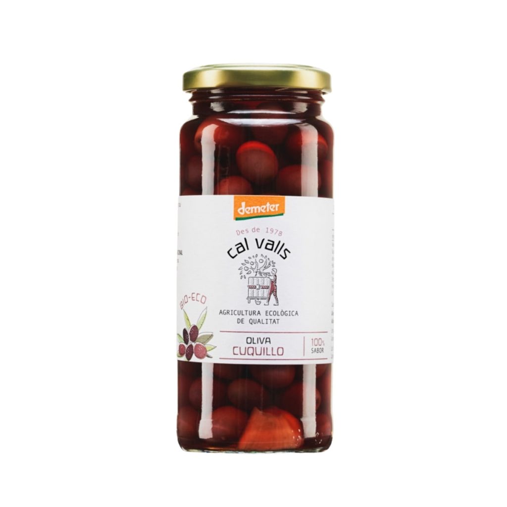 ACEITUNA CUQUILLO 350gr. DEMETER