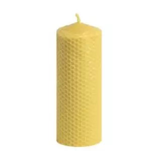 VELA  CERA DE ABEJA  RUSC6X15  6x15cm 1ud.