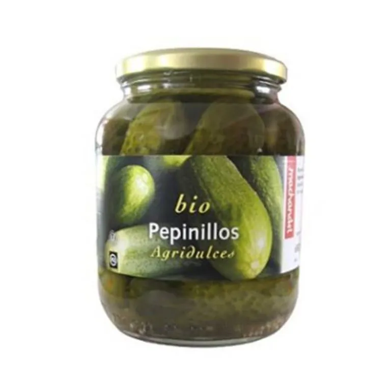 PEPINILLOS agridulces 680gr. BIO