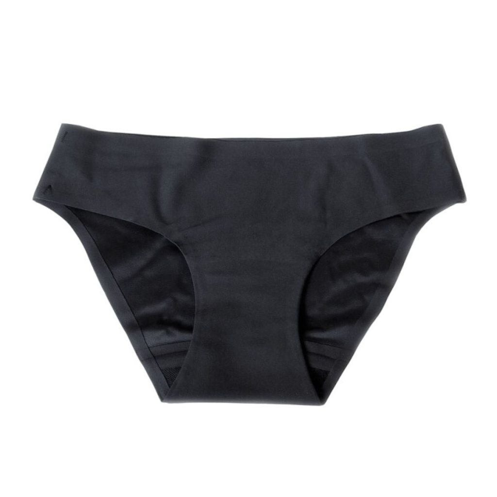 Braguita Menstrual Negra sin Costura Talla L