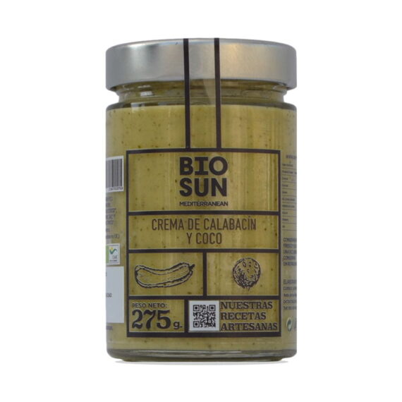 Crema de Calabacín y Coco 300 g BIO