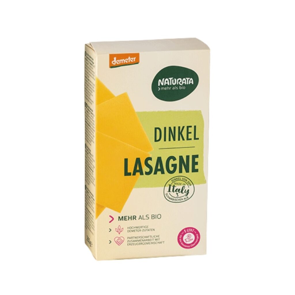 lasaña de espelta 250g Naturata