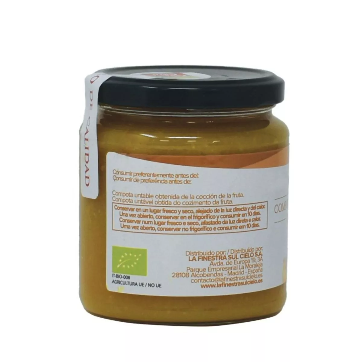 Compota de Naranja y Jengibre 320 g BIO