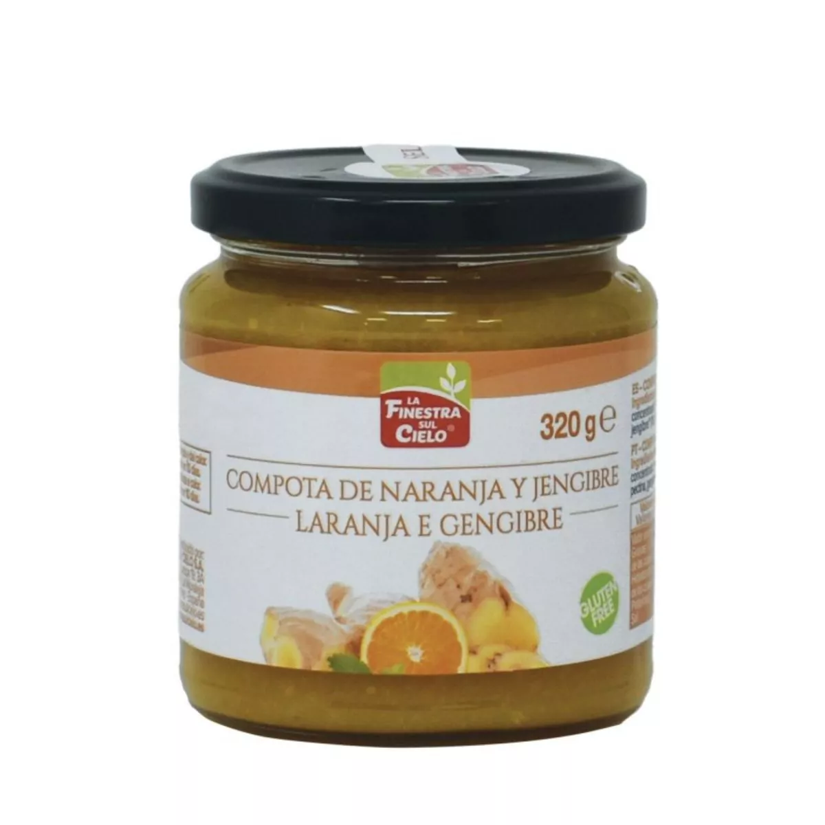 Compota de Naranja y Jengibre 320 g BIO