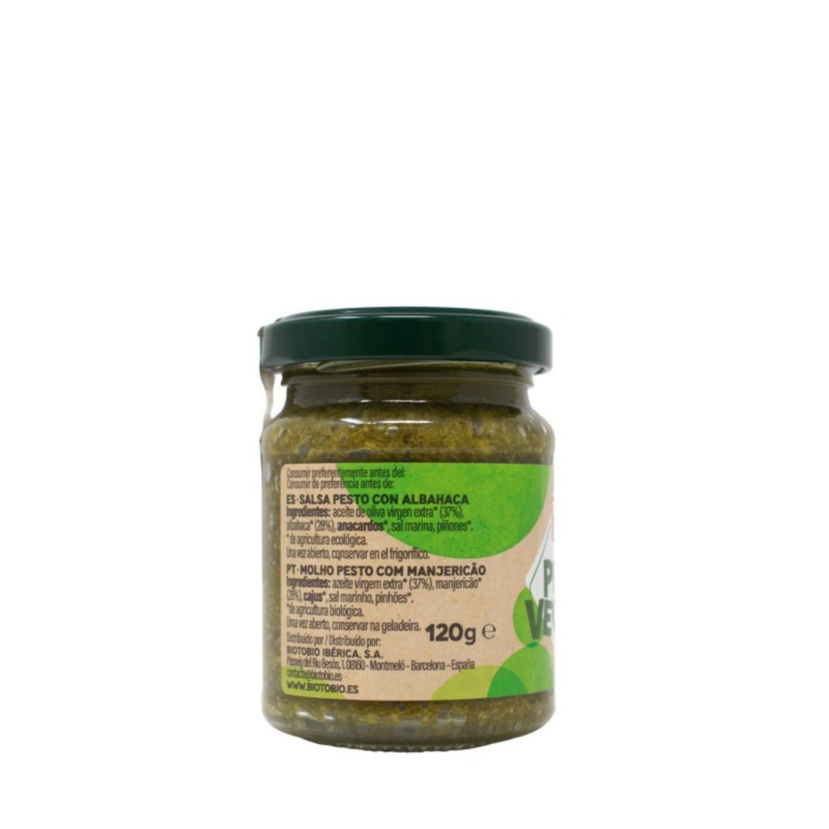 Ingredientes, Pesto Vegetal 120 g BIO