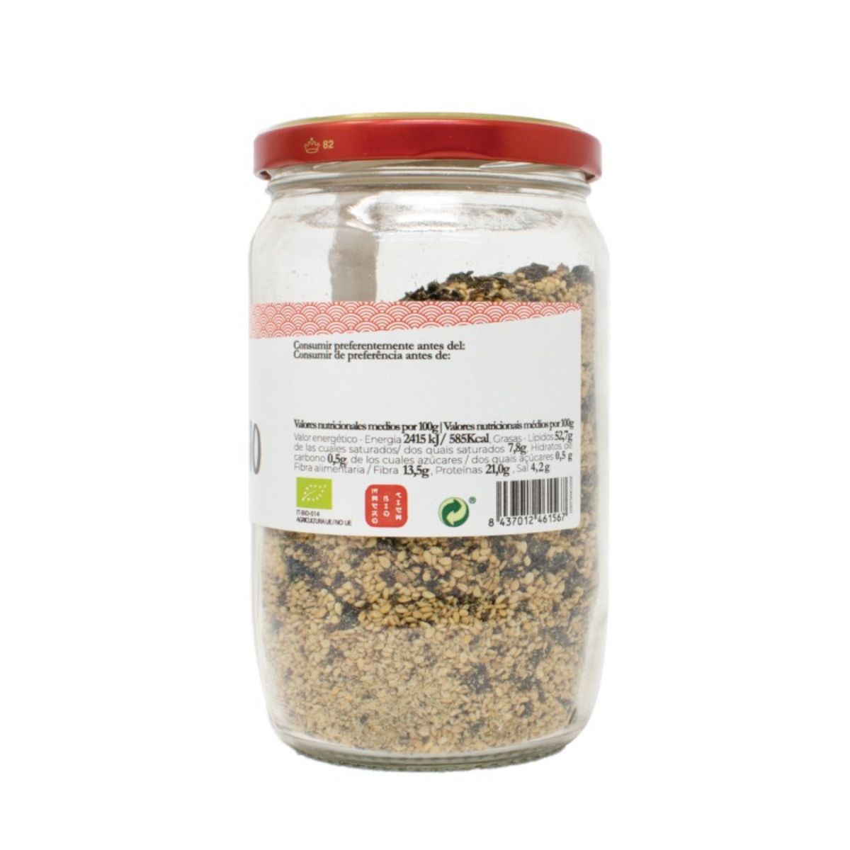 Valor nutricional, Gomasio con Algas 320 g BIO