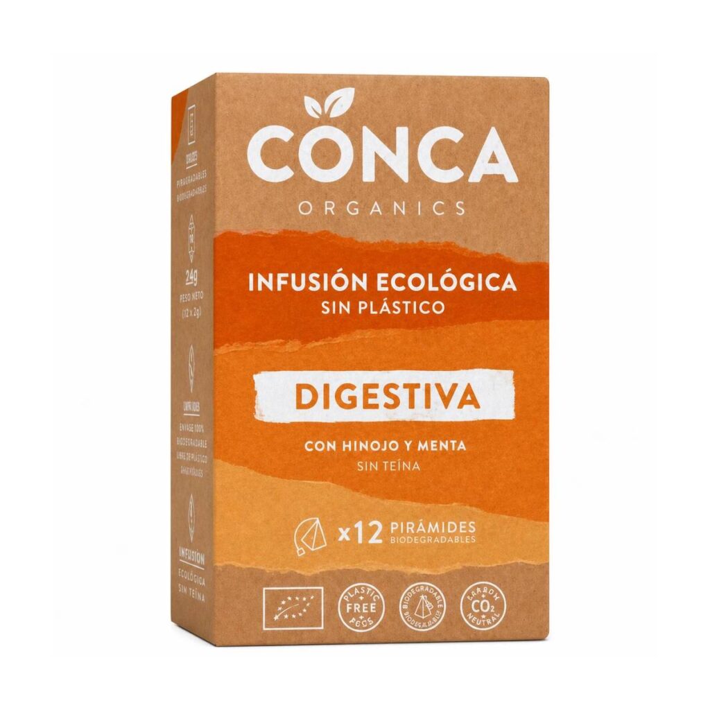 Infusión DIGESTIVA BIO en 12 bolsitas biodegradables — Conca Organics