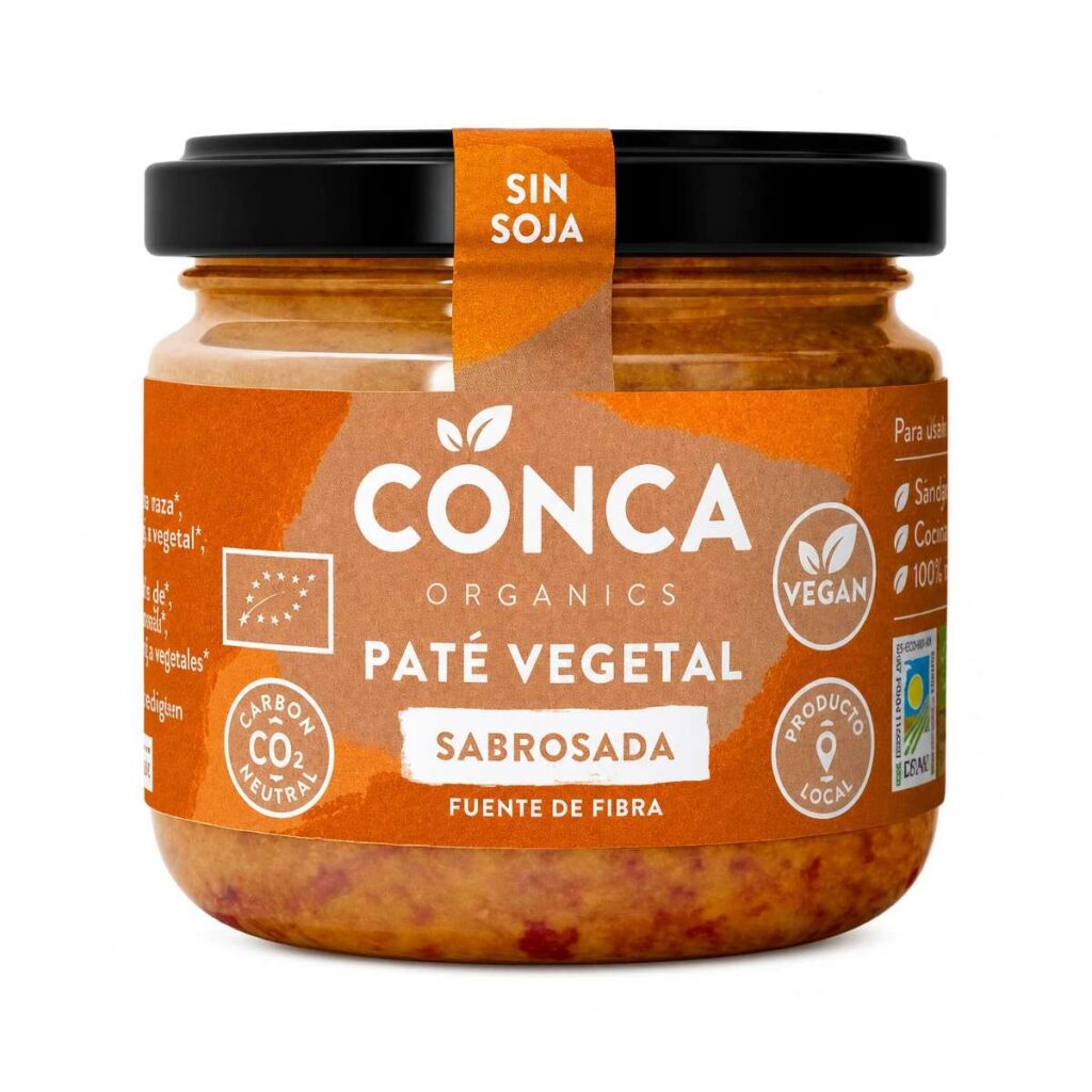 Paté Sabrosada Vegetal 110 g BIO — Conca Organics