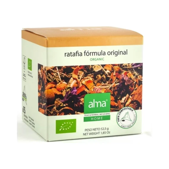 Infusiones Ratafia 15 pirámides BIO