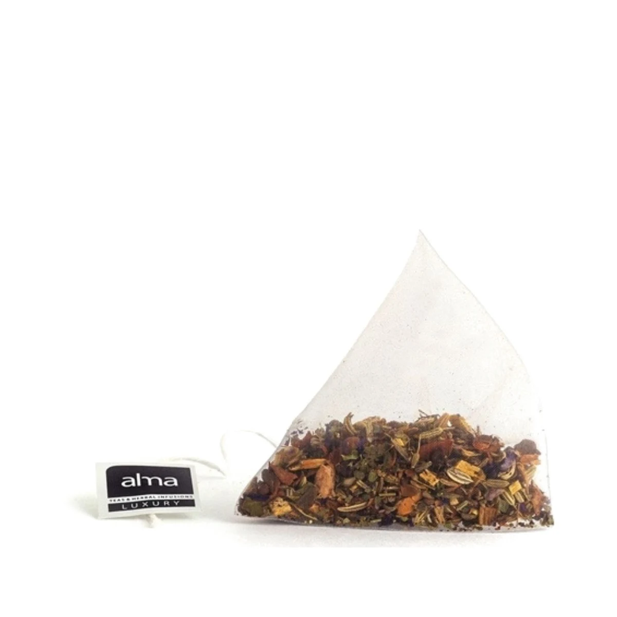 pirámide compostable de infusión de ratafía fórmula original alma home