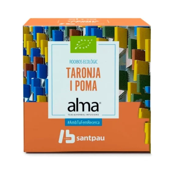 Infusiones Roobios Naranja y Manzana 15 pirámides BIO