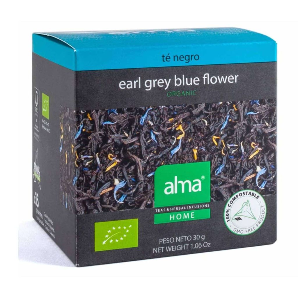 Infusiones Té Negro Earl Grey 15 pirámides BIO